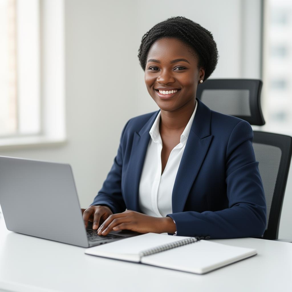 Aron Helps verified office assistant at a modern workspace